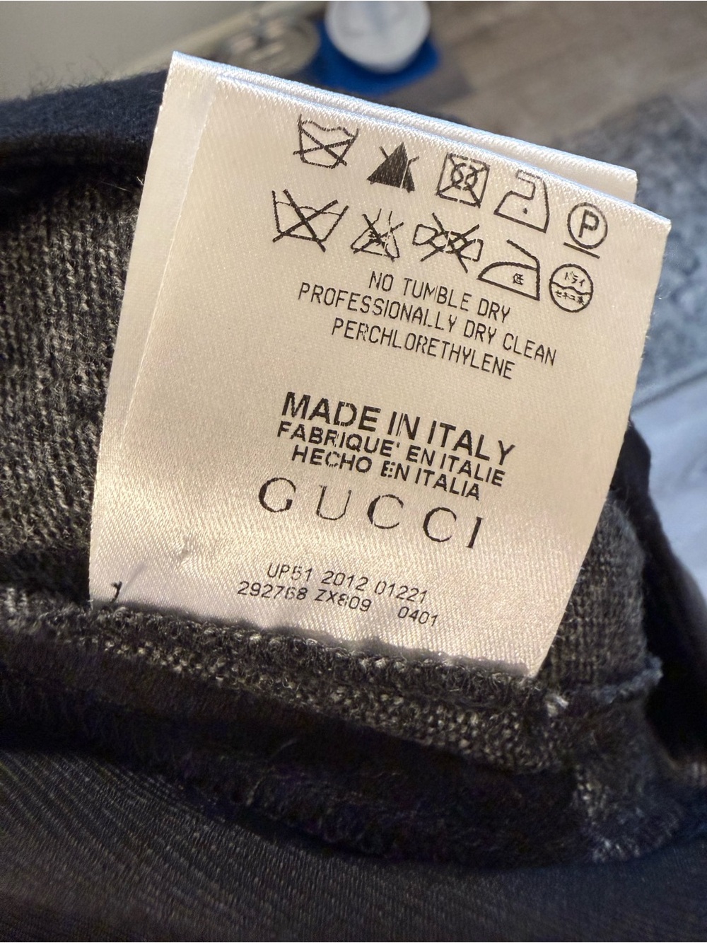 Vintage Gucci Wool Straight leg pants with interlocking GG - Picture 7 of 9